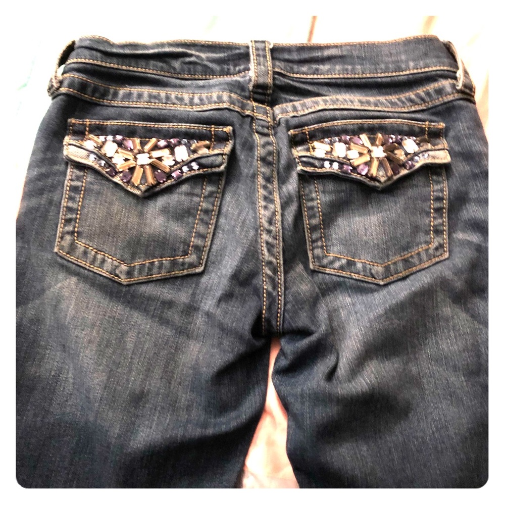Victoria secret low 5 boot cut jeans